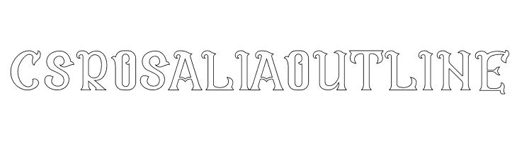 CS Rosalia Outline  Descarca Fonturi Gratis