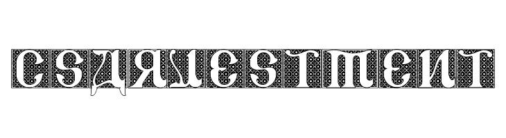 CSAR VESTMENT Font