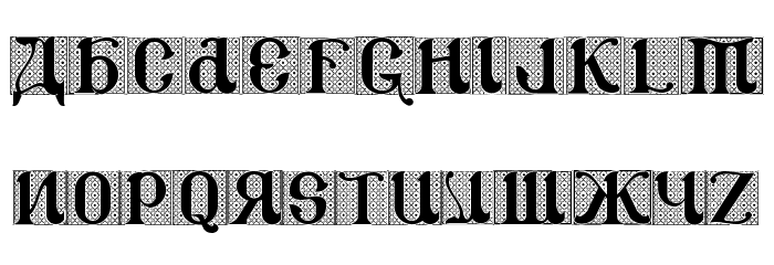 CSAR VESTMENT Font LOWERCASE