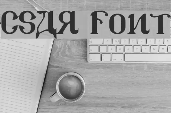 CSAR Font examples