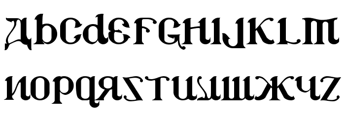 CSAR Font LOWERCASE