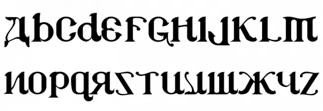 CSAR 字体 小写