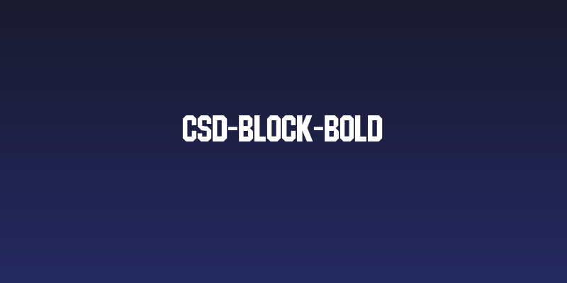 CSD-Block-Bold Social Header