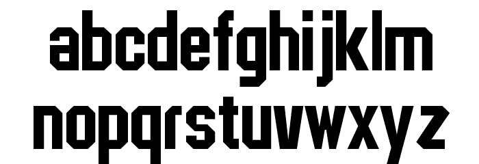 CSD-Block-Bold Font LOWERCASE