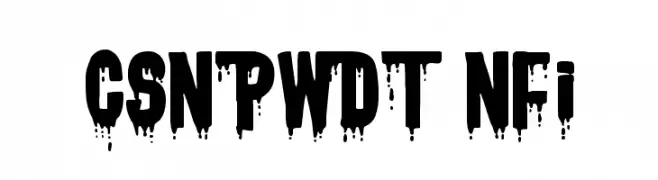 CSNPWDT NFI  Descarca Fonturi Gratis