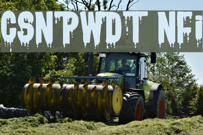 CSNPWDT NFI Font examples