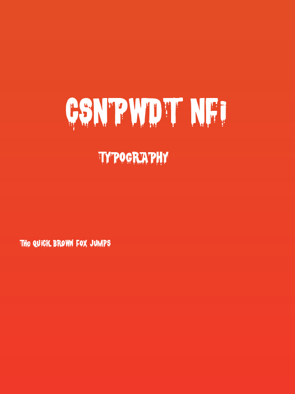 CSNPWDT NFI Poster