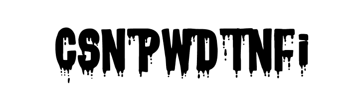 CSNPWDTNFI  Frei Schriftart Herunterladen