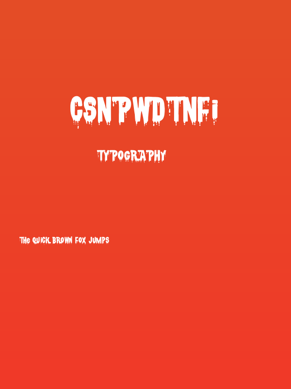 CSNPWDTNFI Poster