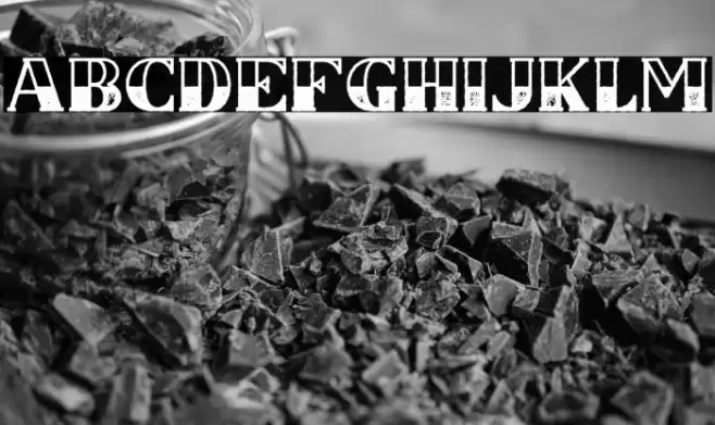 CSNancyFree-HalfblockRough Font examples