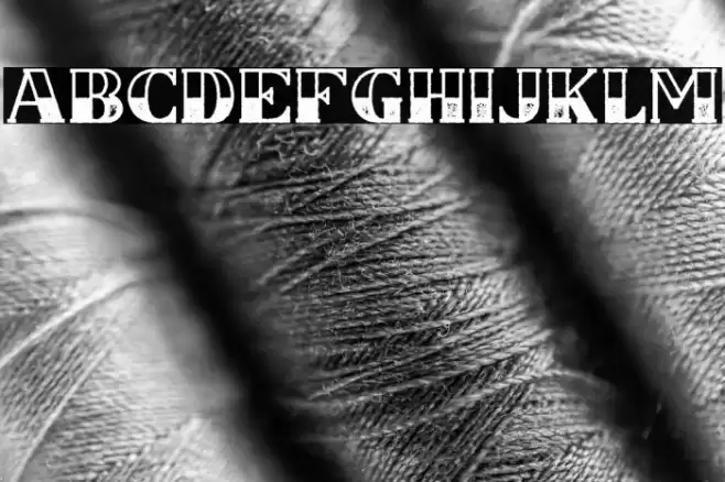 CSNancyFree-HalfblockRough Font examples