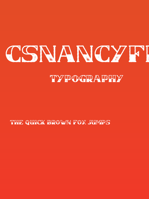 CSNancyFree-HalfblockRough Poster