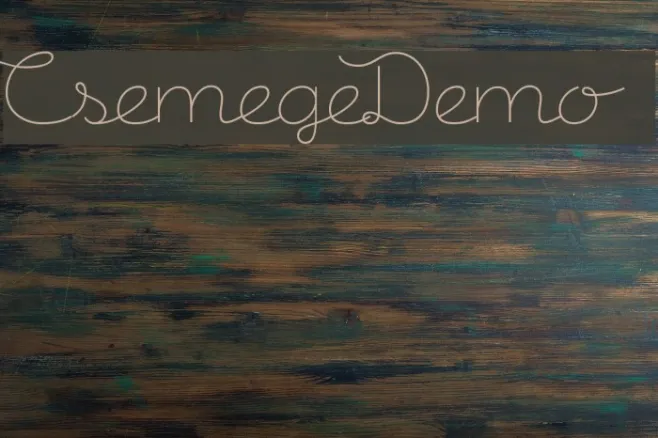 CsemegeDemo Example 1