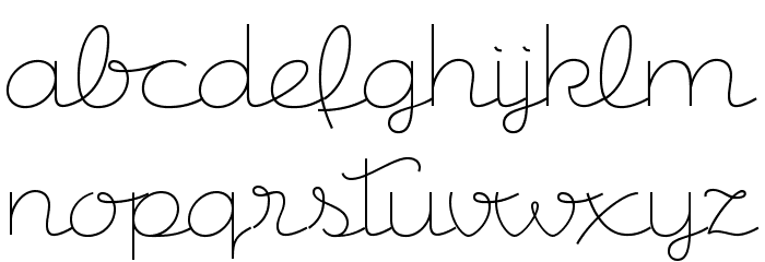 CsemegeDemo Font LOWERCASE