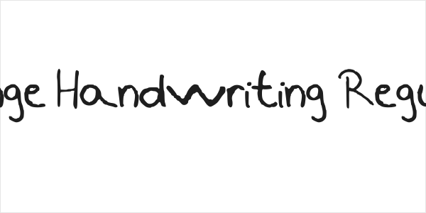 Csenge Handwriting Regular Logo