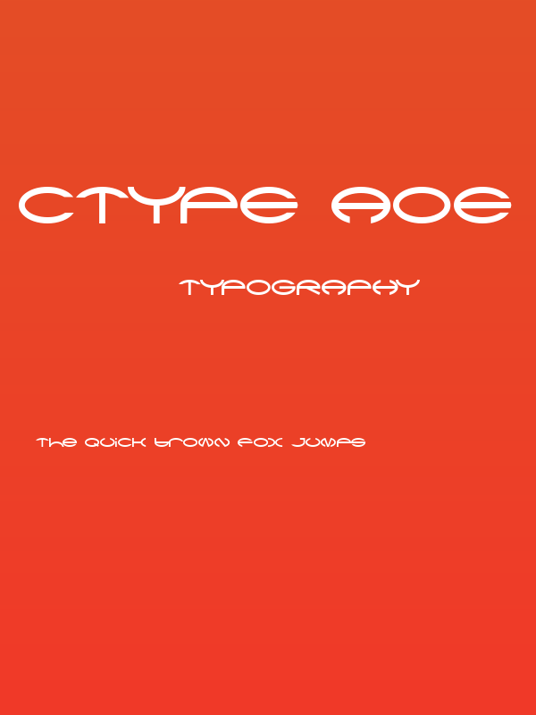 CType AOE Poster