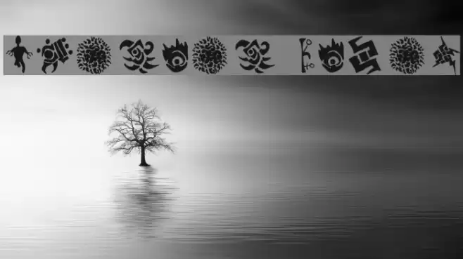 Cthulhu Glyphs Fonte examples