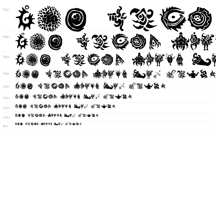 Cthulhu Glyphs Waterfall