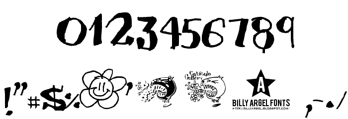 CUBICULOGALLERY SERIF Font OTHER CHARS
