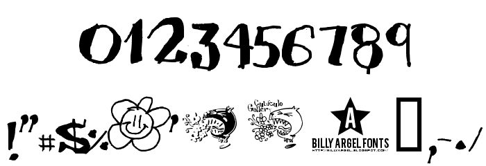 CUBICULOGALLERY SERIF Font OTHER CHARS