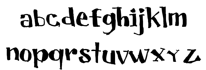 CUBICULOGALLERY SERIF Font LOWERCASE