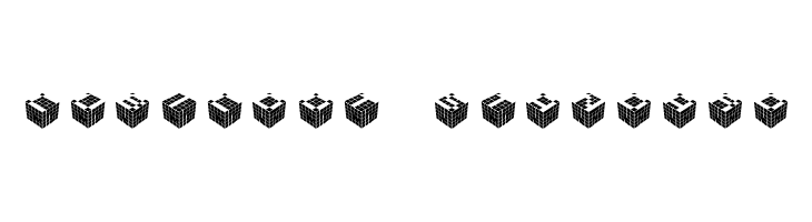 CUBICdot standard Font