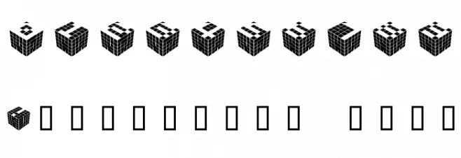 CUBICdot standard フォント その他の文字