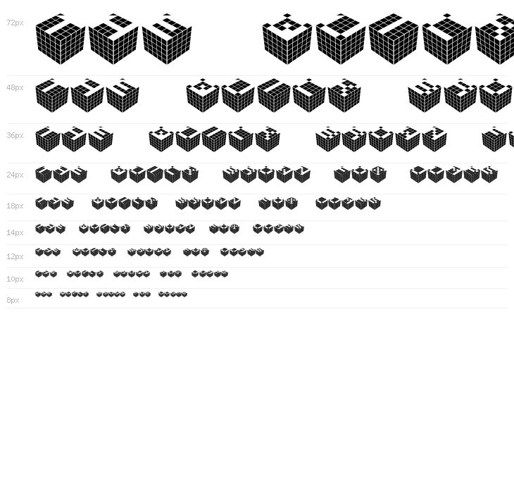 CUBICdot standard Waterfall