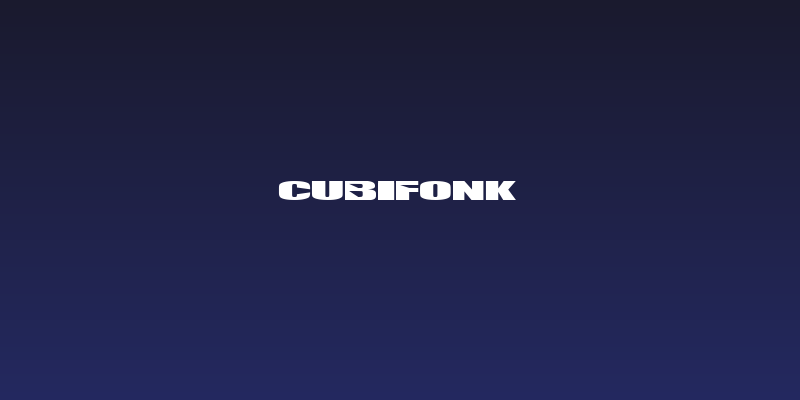 CUBIFONK Social Header