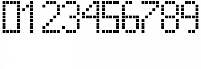 CUBS LED TFB Font OTHER CHARS