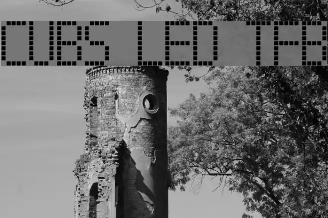 CUBS LED TFB Font examples