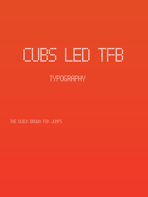 CUBS LED TFB Poster