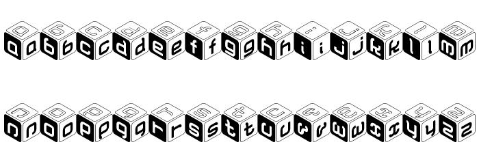 CUBU Font LOWERCASE