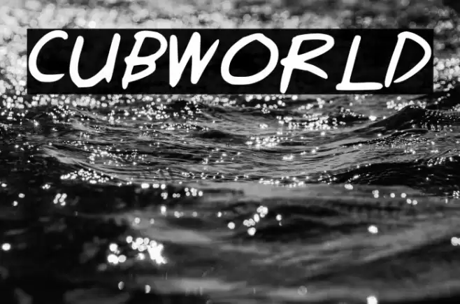 CUBWORLD Font examples
