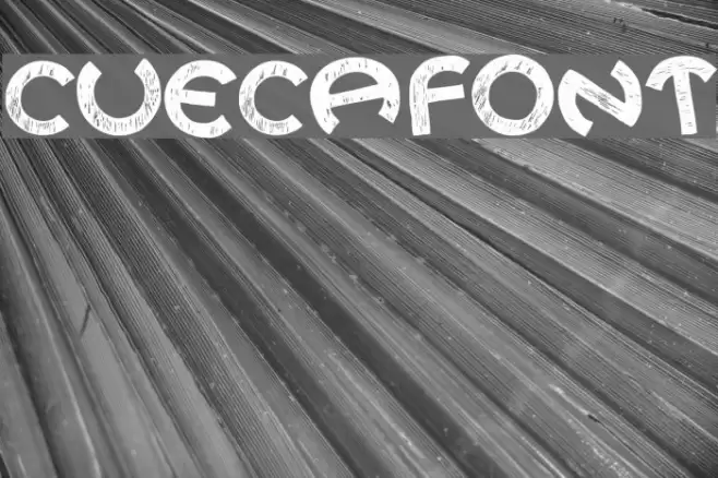 CUECAFONT Font examples