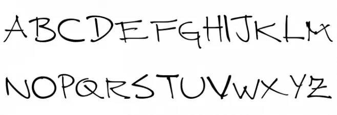 CUERNOMUERTO Schriftart Groß