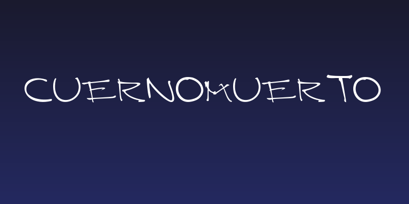 CUERNOMUERTO Social Header