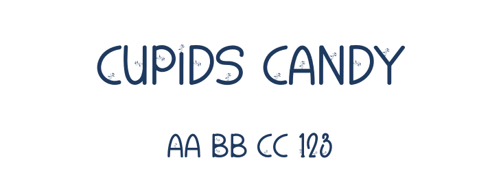 CUPIDS CANDY Font Preview
