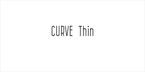 CURVE Thin Logo