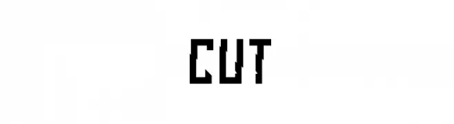 CUT  Fuentes Gratis Descargar