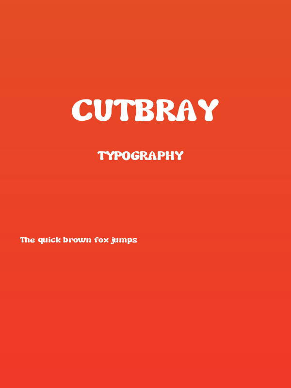 CUTBRAY Poster