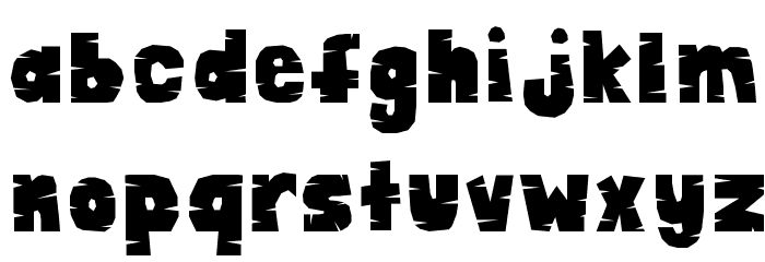CUTE ANIMAL Font LOWERCASE