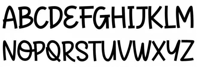 CUTE MIAWW Regular Font Litere mari