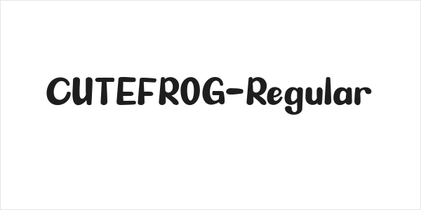 CUTEFROG-Regular Logo