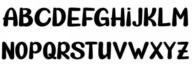 CUTEFROG-Regular Шрифта ВЕРХНИЙ