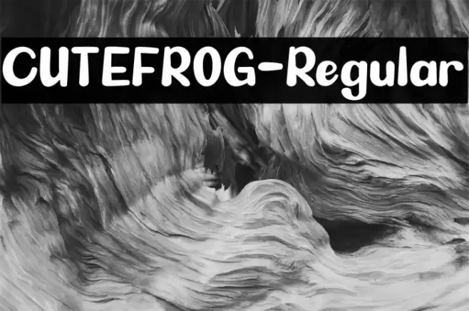 CUTEFROG-Regular Font examples