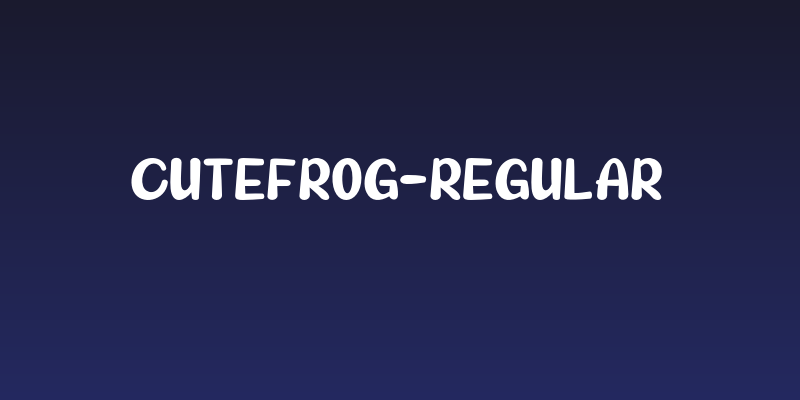 CUTEFROG-Regular Social Header