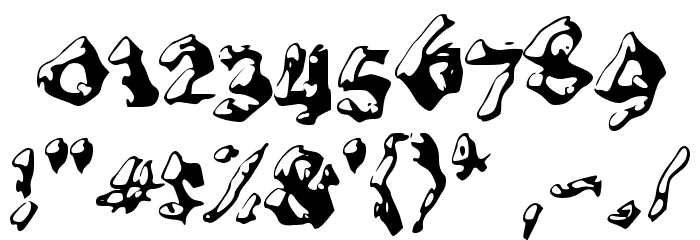 Cuaca Dingin Font OTHER CHARS