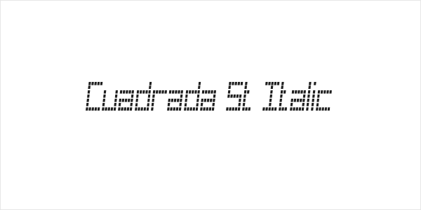 Cuadrada St Italic Logo