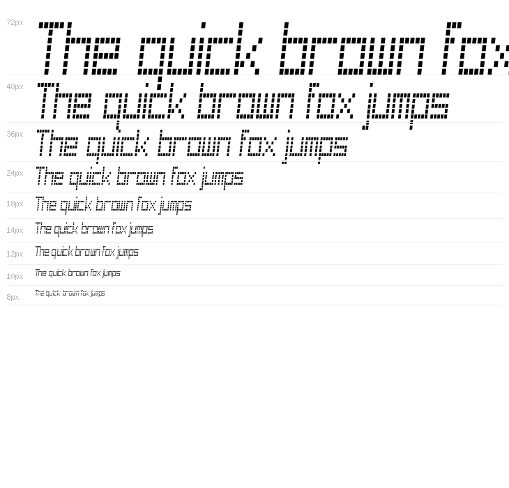 Cuadrada St Italic Waterfall